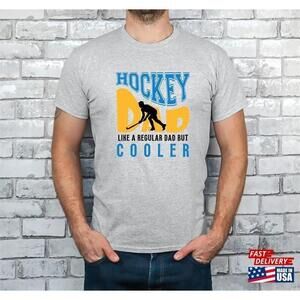 Funny Hockey Dad Tshirt For Fathers Day Like A Normal But Cooler Gift Birthday